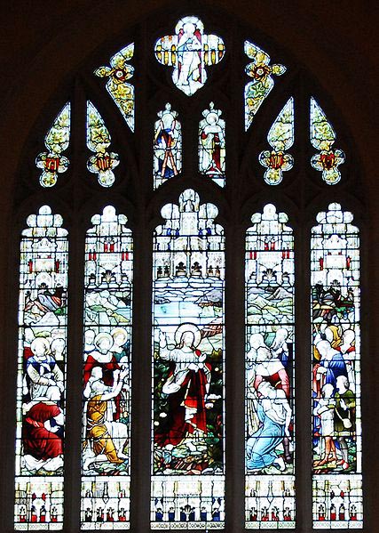 Jean-Baptiste Capronnier Capronnier's east window for the Chapel of St Michael and St George